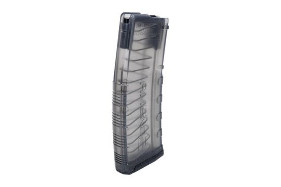 30 round 5.56 NATO magazine with translucent construction.